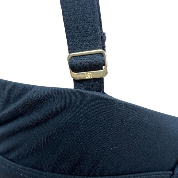 NWT Wolford Obsessed Skin Black Bra Sheer Mesh Top Medium - Picture 10 of 13